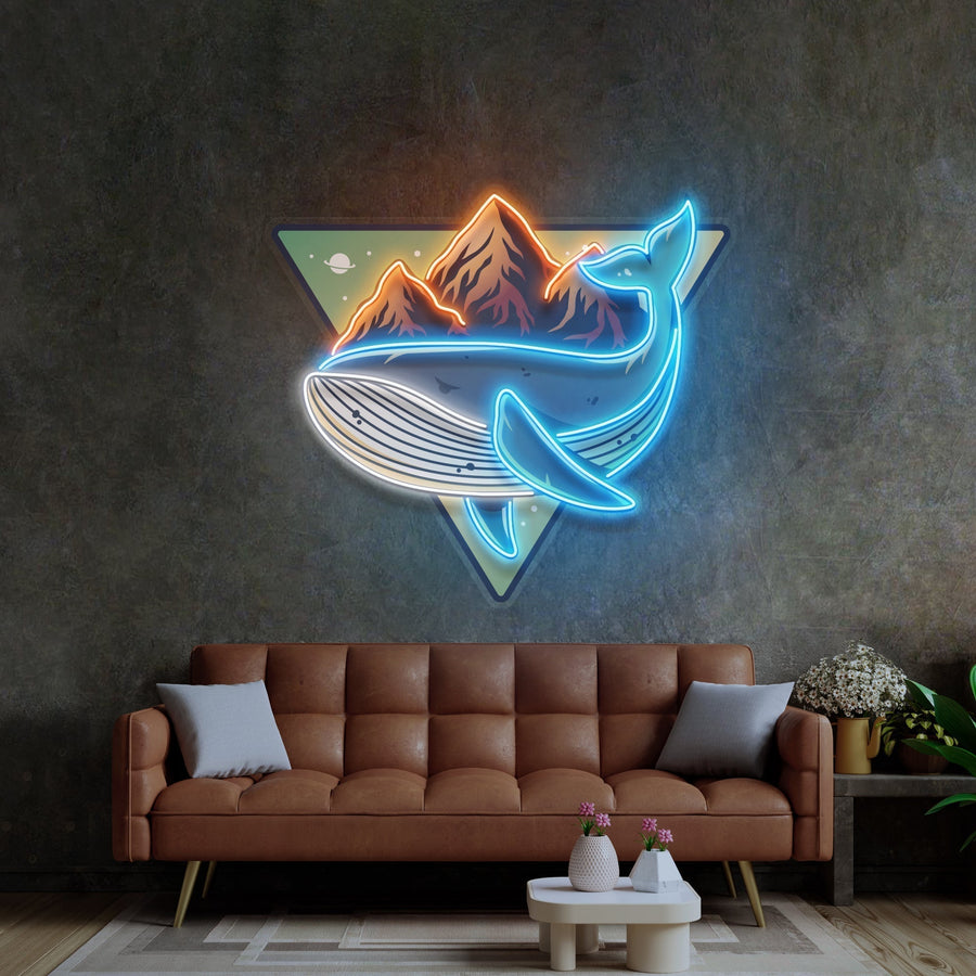 Backlit acrylic artwork