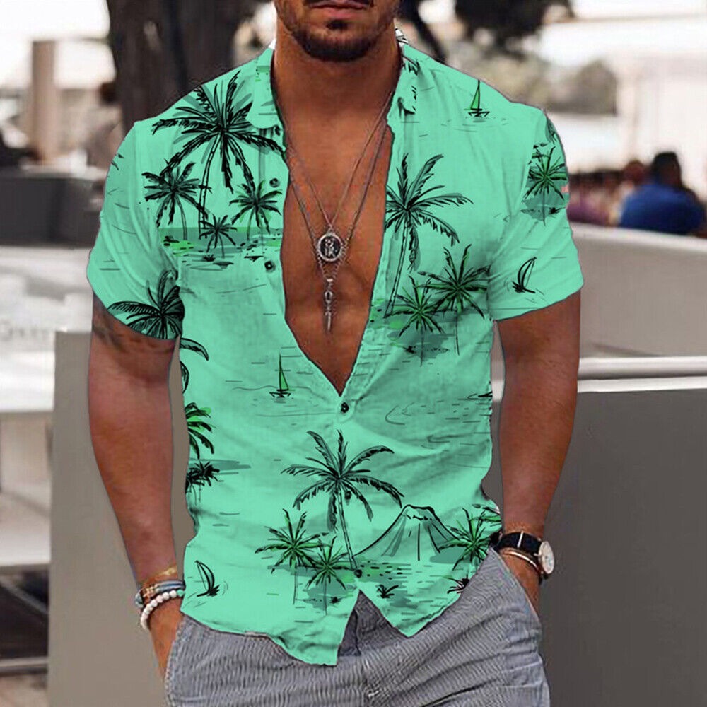 Green Hawaiian Shirts