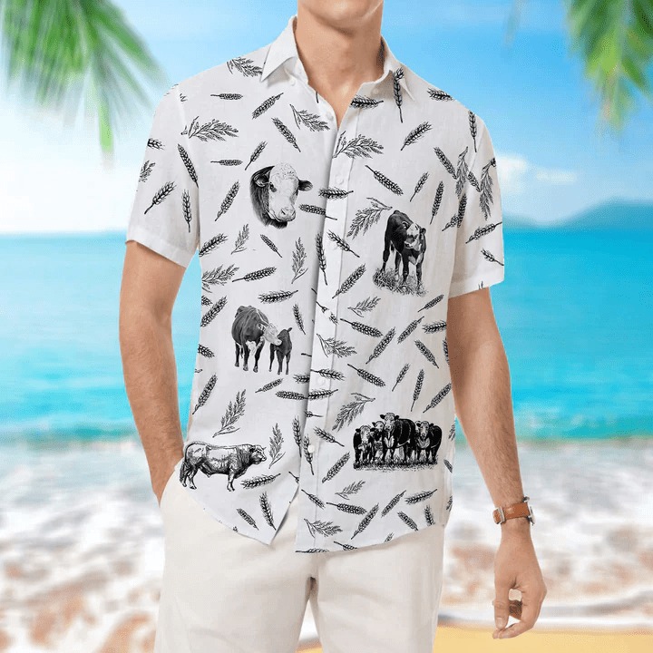 Cow Hawaiian Shirt